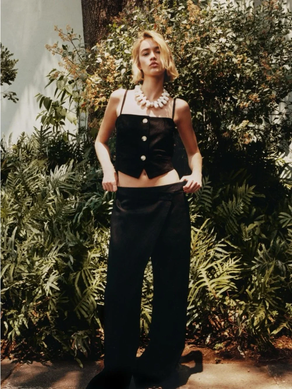 ZARA Linen Top - Picture 2 of 7